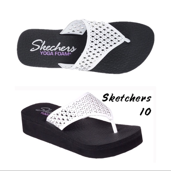 Skechers Shoes - SKECHERS YOGA SANDAL  flip flops 10, Summer shoes